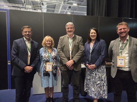 Infosecurity Europe 2026 Backstage at Infosecurity Europe 2026: Richard Morrison-Butcher, Amanda Finch, Steven Furnell, Helen Barge and Simon Plummer.