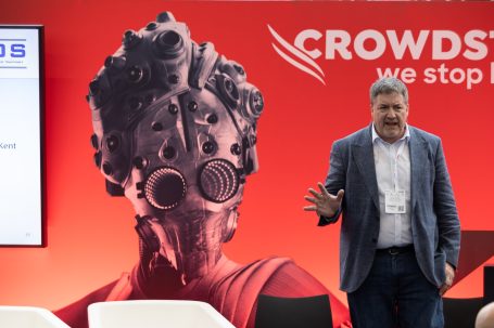 Speaking in the Cyber Security Keynote Theatre at Tech Show Frankfurt, May 2024.